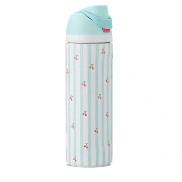 Owala- 32 oz Freesip pillow talk cherry striped water bottle cold cup arctic - Picture 2 of 6